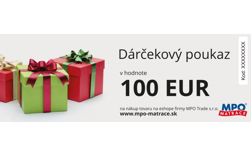 Darčekový poukaz elektronický 100Eur